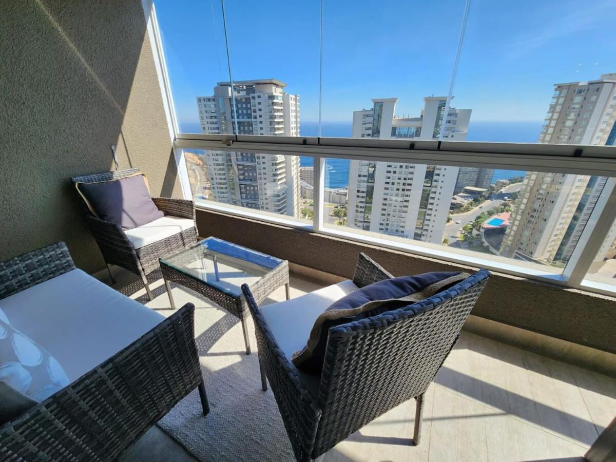 Apartment Hom I Duplex De Lujo En Con Terraza Vista Al Mar 0421 Concon
